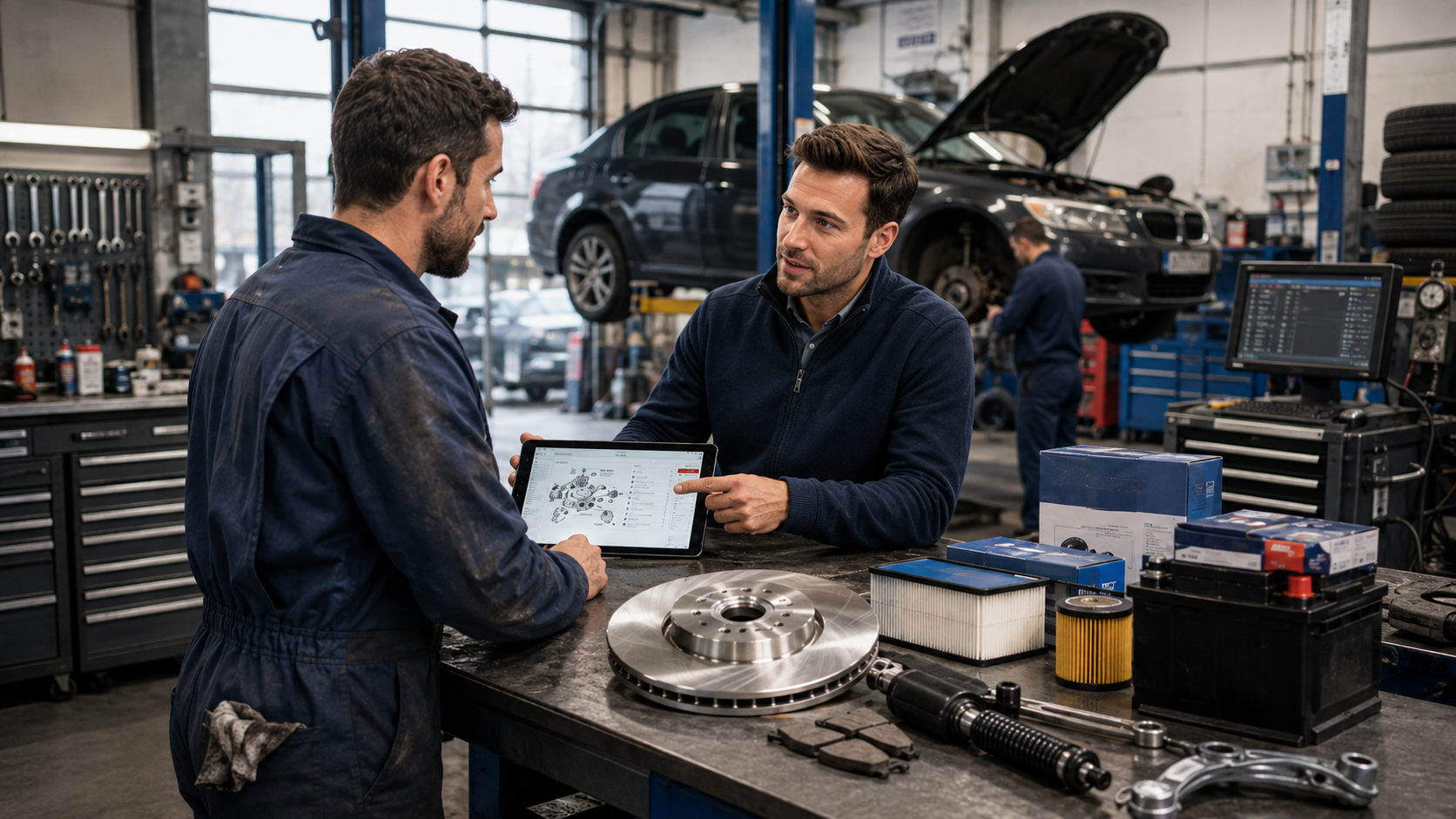 Les services d'un grossiste en pièce auto